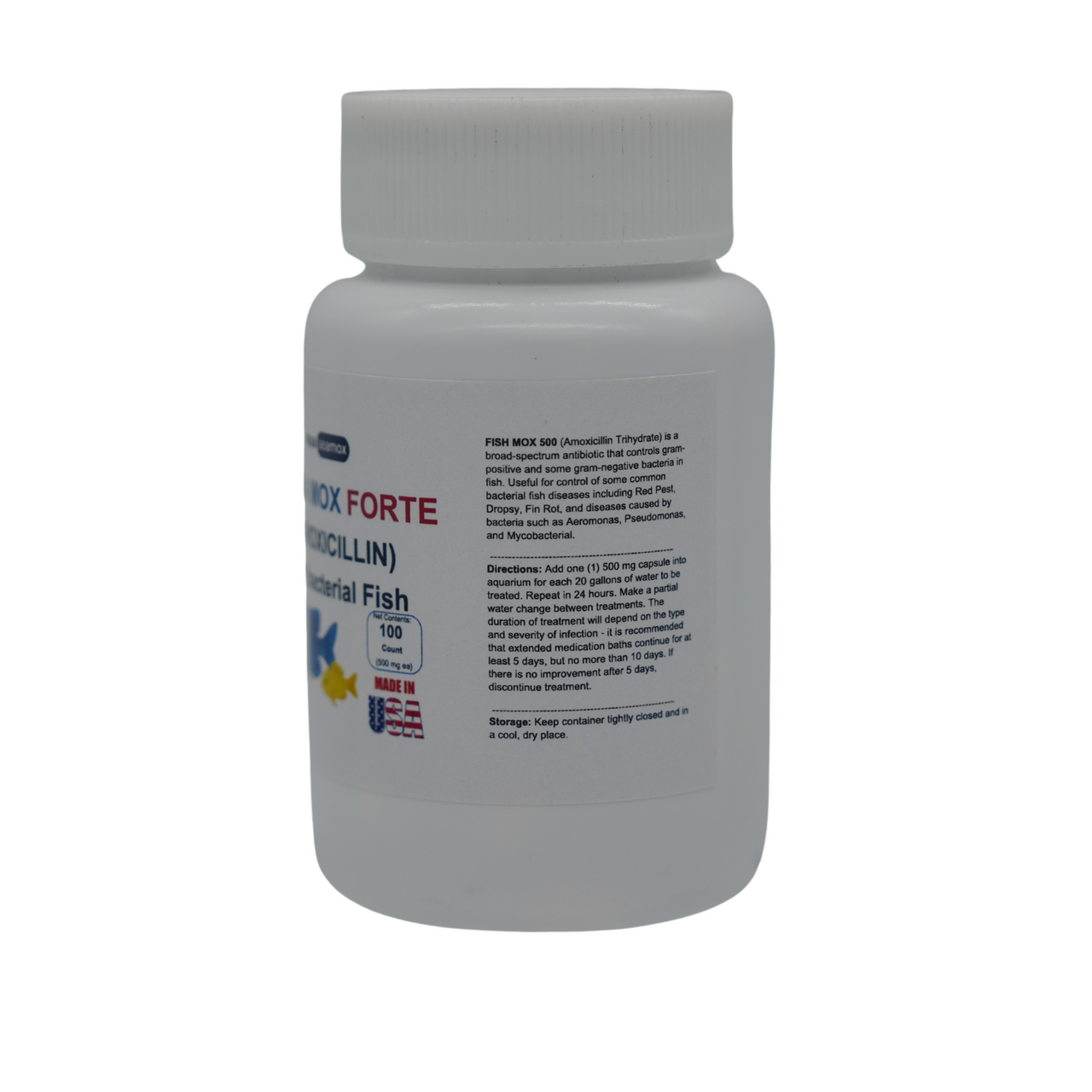 Fish Mox 500mg - 100 count - Happy Minutes Easy Shopping