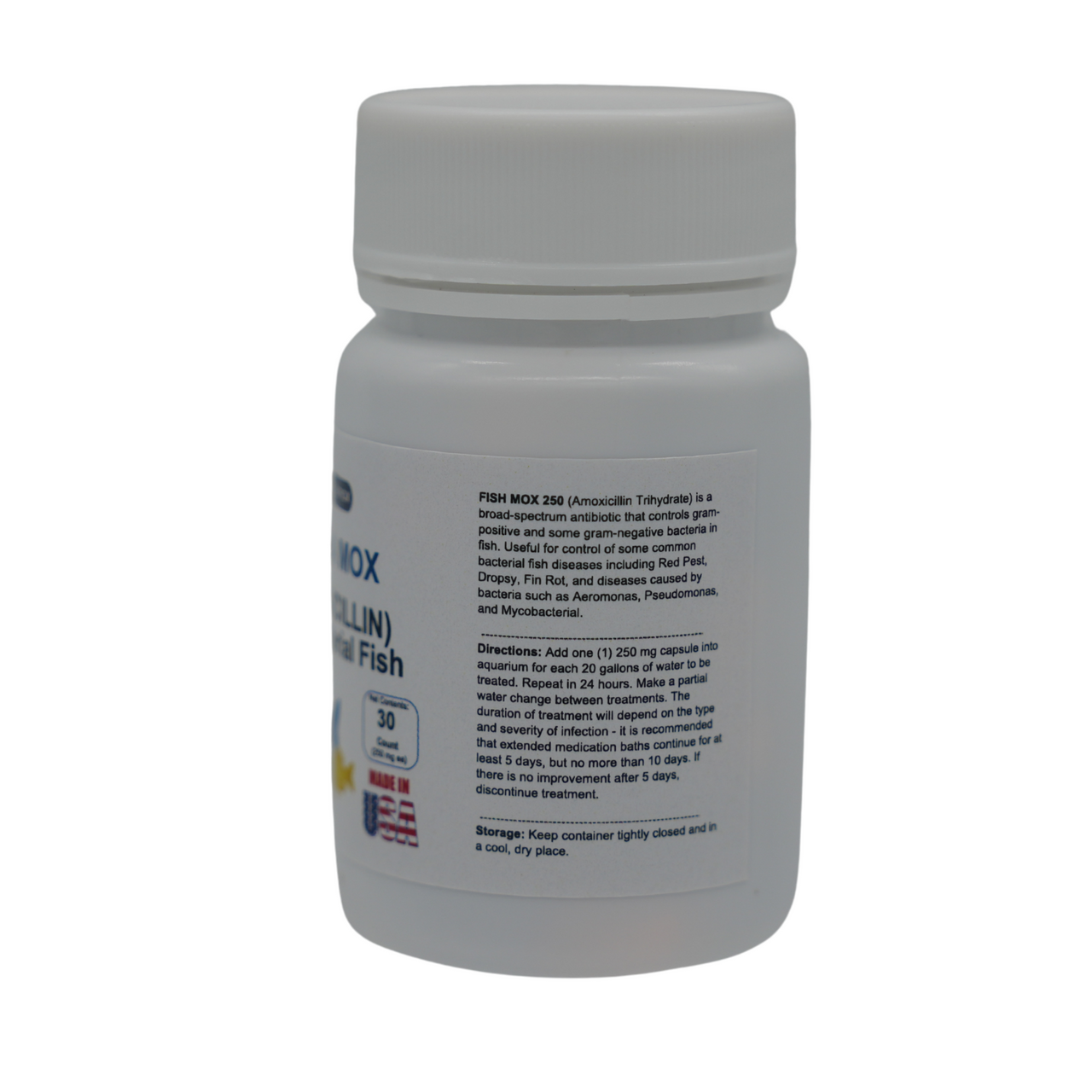 Fish Mox 250mg - 30 count - Happy Minutes Easy Shopping